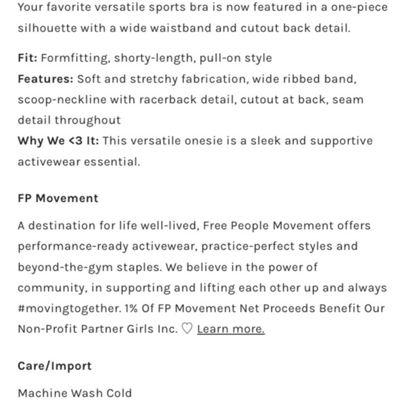 Free People Movement Every Single Time Runsie - Picture 5 of 6